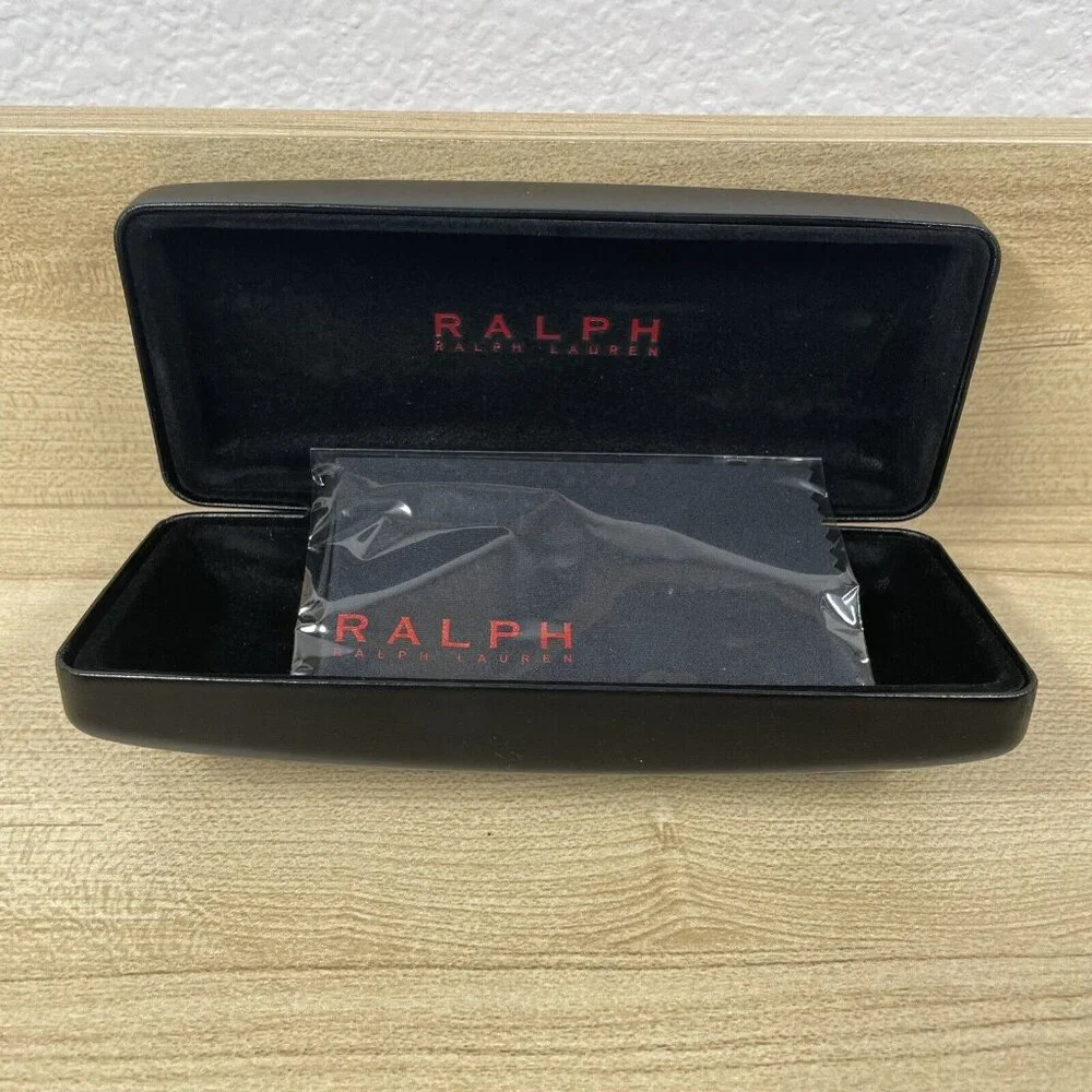 Ralph by Ralph Lauren Eyeglasses‎ Sunglasses Hard Case Black and Cleaning Cloth